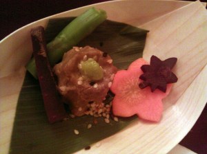 Shojin ryori (Buddhist temple food) at the Japanese Embassy tonight. Mmmmm.