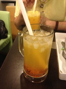 kumquat and chrysanthemum jelly tea