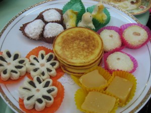 fun sweets! Most involved prunes or sweet beans