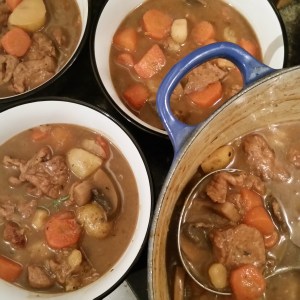 Curry soup for noodles (bonus vegan seitan).